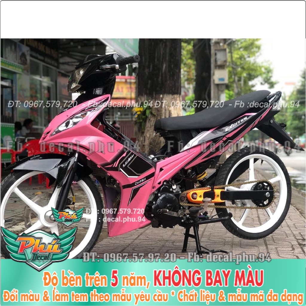 Tem Rời Ex 2006-2010 hồng đen (K) -1
