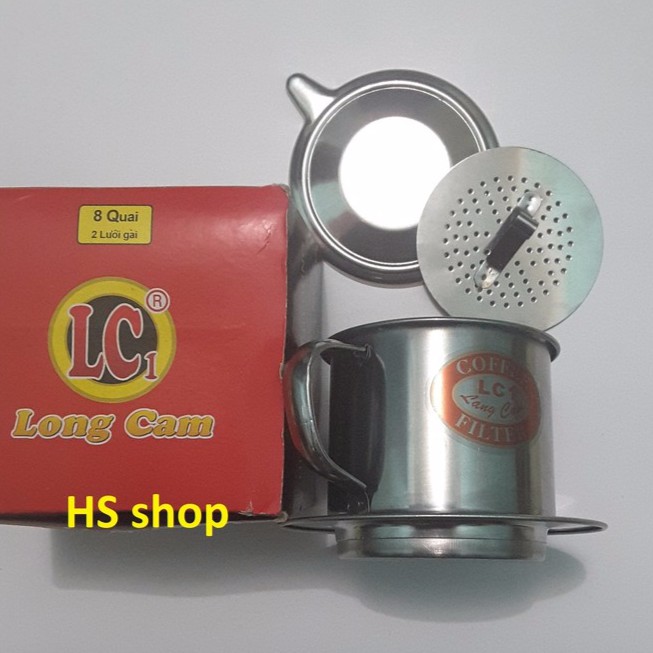 05 Phin cà phê Inox (Cỡ 8, pha được 2-3 người uống) -Bền, đẹp, giá rẻ - NPP HS shop