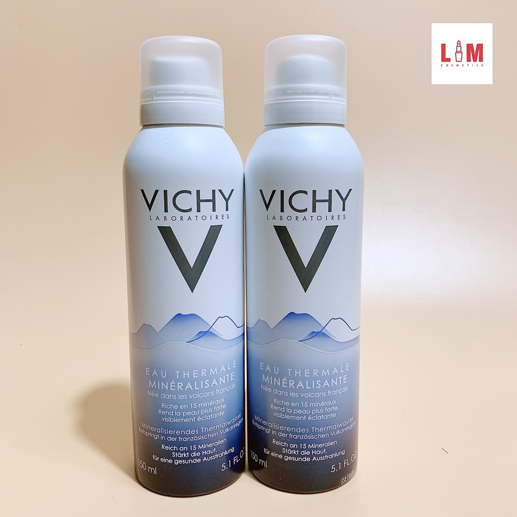 Xịt khoáng dưỡng da cấp ẩm và bảo vệ da Vichy Mineralizing Thermal Water 150ml [Chính Hãng]