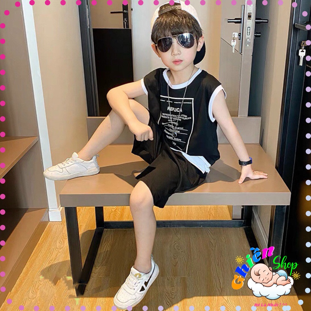 Bộ Ba Lỗ Đại Nam Chất Đũi Siêu Mát Đáng Yêu Tinh Nghịch Size Từ 20-30kg