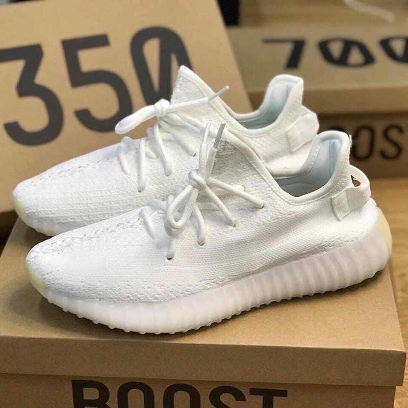 🔥 ẢNH THẬT 🔥 Giàu sneaker v2 350 trắng full