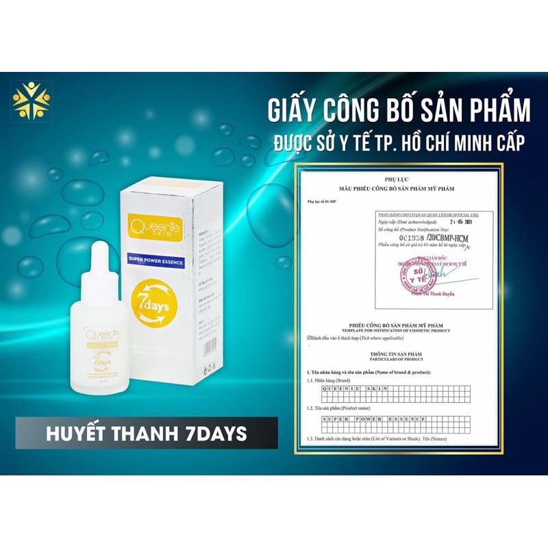 Huyết Thanh Trăng Da 7Day Queenie Skin