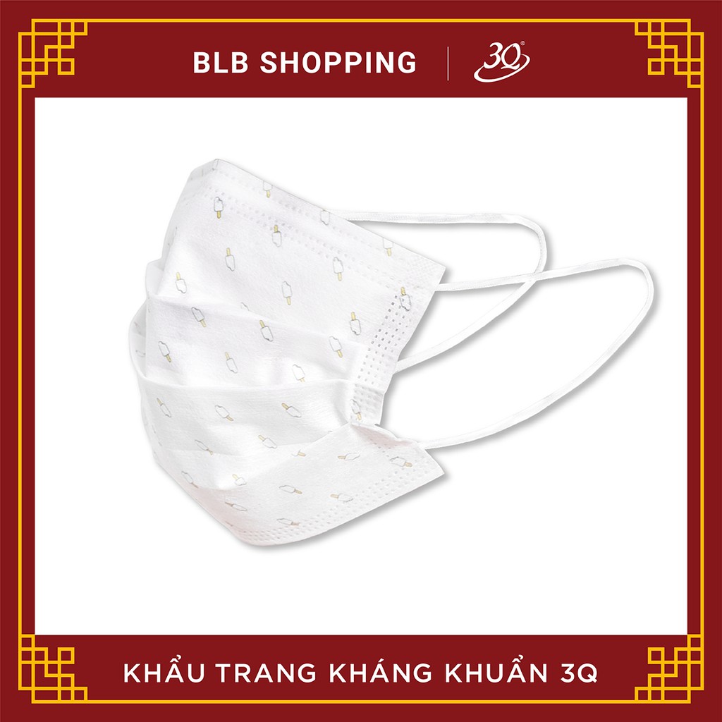 [CHÍNH HÃNG] HỘP 50 CHIẾC KHẨU TRANG Y TẾ 3 LỚP SANQI MASK CHUẨN XUẤT KHẨU ( MÀU TRẮNG )