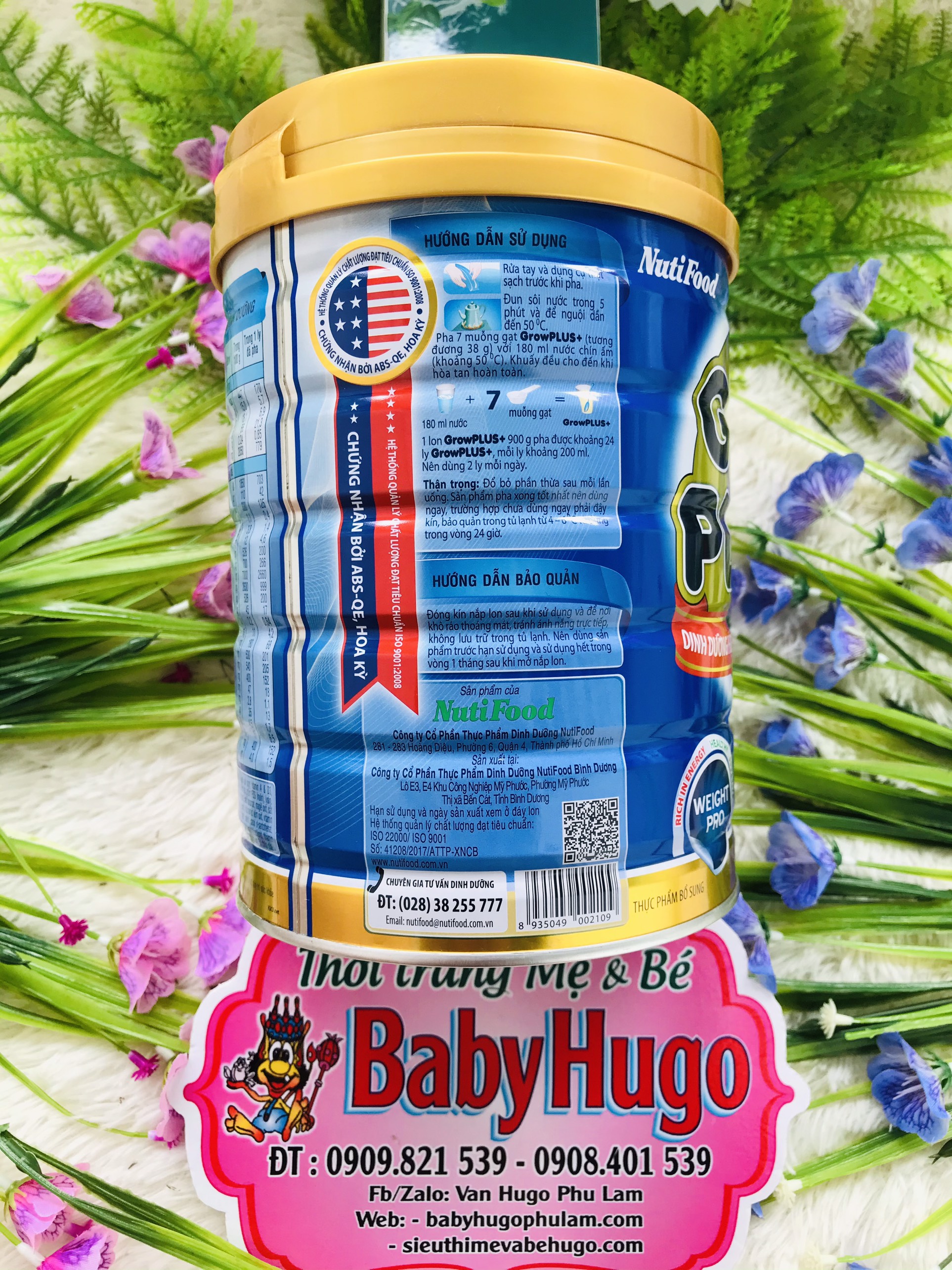 [DATE MỚI] Sữa Nutifood Grow Plus+ Xanh 900gr