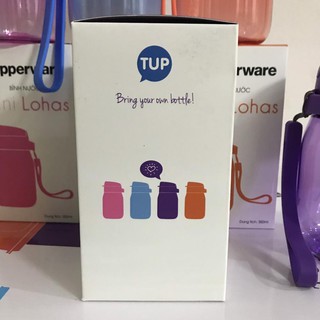 Tupperware - Bình nước Mini Lohas 350ml pha nước cam cho bé