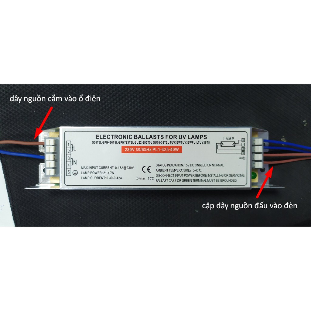 Đèn UV diệt tảo cho Hồ Cá Koi Amalgam 40w
