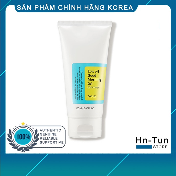 Sữa Rửa Mặt Cosrx Low pH Good Morning Gel Cleanser [CHÍNH HÃNG]