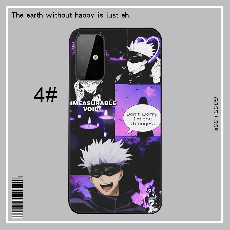 Samsung Galaxy A9 A8 A7 A6 Plus A8+ A6+ 2018 A5 A3 2016 2017 Casing phone Soft Case Jujutsu Kaisen Satoru Gojo Anime