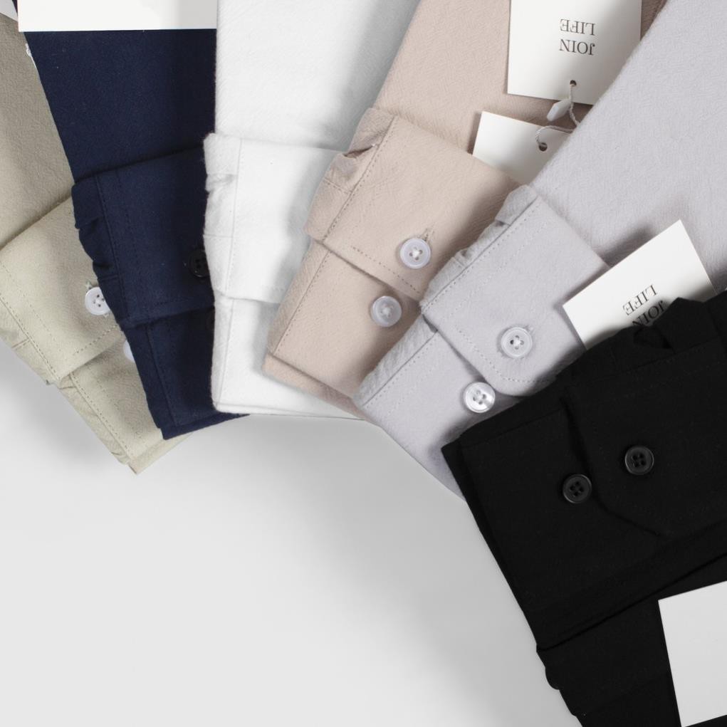 Áo sơ mi Đũi cổ tàu Galvin chất cotton đũi co giãn mát mịn chống nhăn co giãn SMGV135 - Leo Vatino | BigBuy360 - bigbuy360.vn