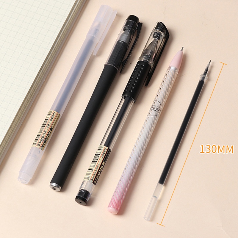 Set 20 Ruột Bút Mực Nước Thay Thế 0.5mm Màu Đen / Đỏ / Xanh
