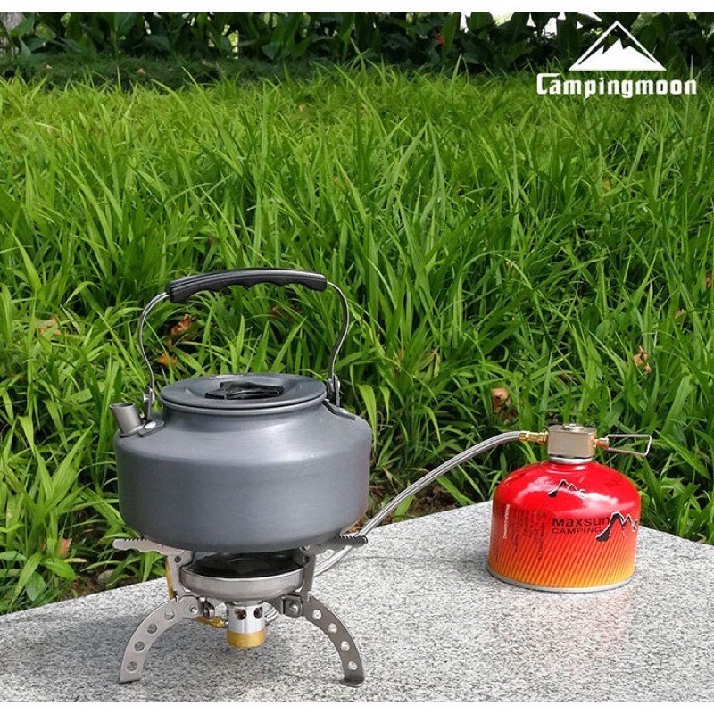 Bếp gas mini campingmoon campout combo bếp ga đô cắm trại du lịch mini xếp gọn A011