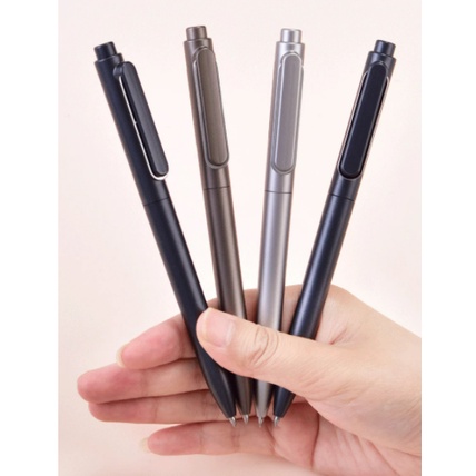 Bút mực Gel ngòi 0.5MM màu đen có thể thu gọn tiện dụng cho văn phòng