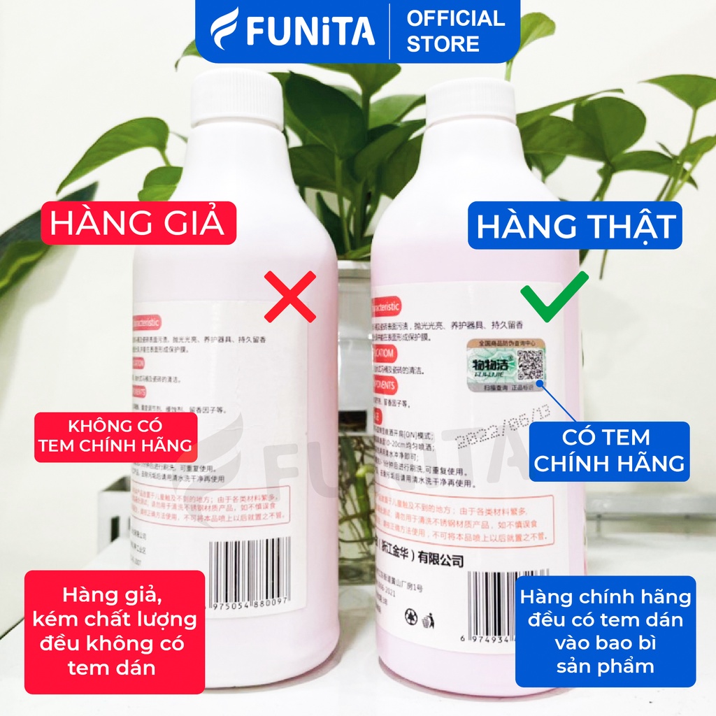 Chai Xịt Tẩy Rửa Bồn Cầu Hương Nước Hoa Anh Đào Funita 500ml