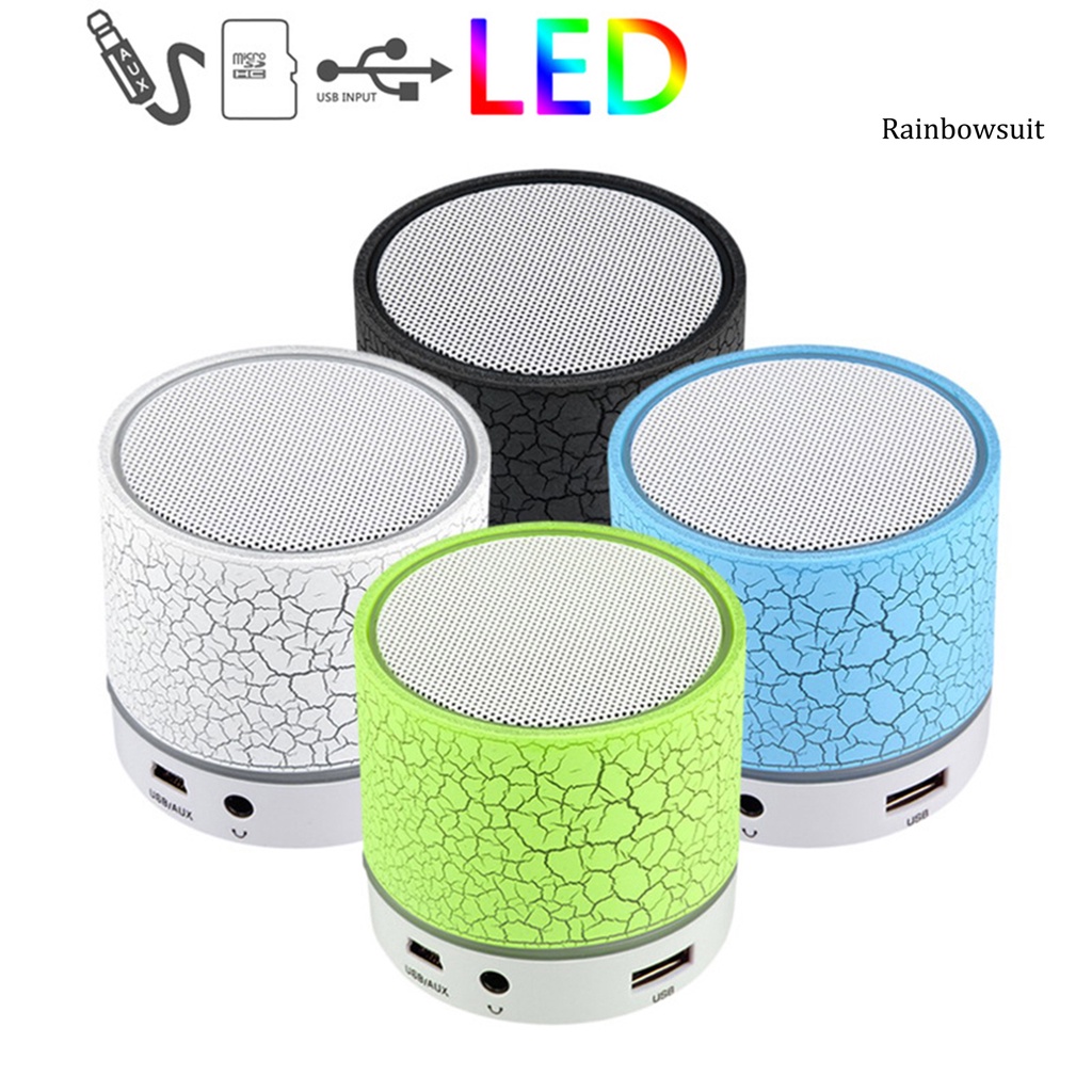 Loa Bluetooth A9 Âm Thanh Siêu Trầm Có Đèn LED Và Hỗ Trợ Khe Cắm Thẻ Nhớ TF