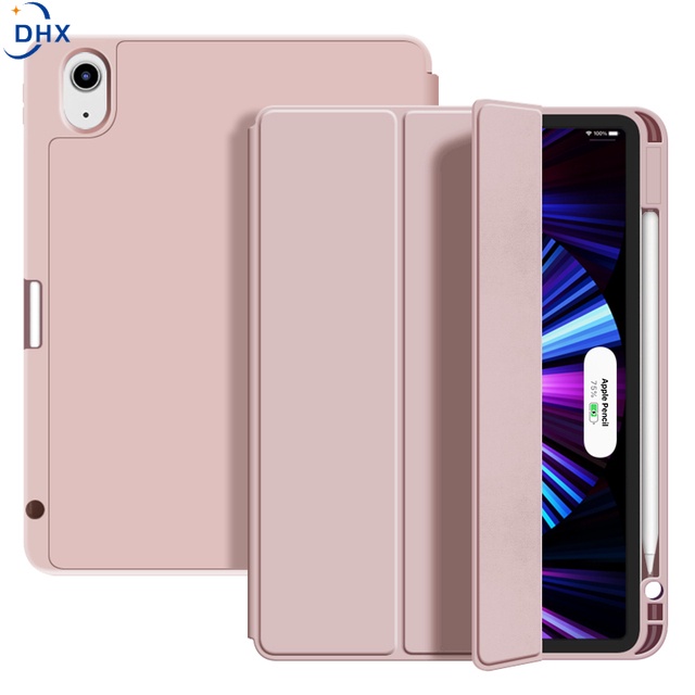 Ốp lưng da gập cho iPad M1 Pro 11 2021 2020 2018 Pro 12.9 Air 4 10.9 Mini 6