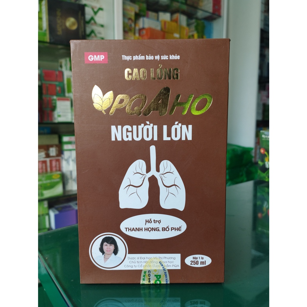PQA Ho Người Lớn - Hỗ trợ thanh phế, giảm ho,viêm họng, khản tiếng, mất tiếng, viêm thanh quản thông thoáng đường thở