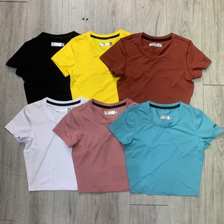 Áo croptop thể thao nữ thun lạnh