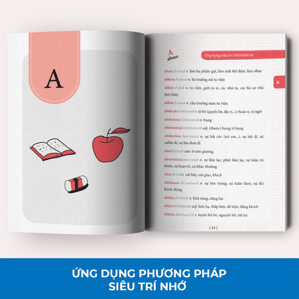 Sách - Ứng Dụng Siêu Trí Nhớ 6000 Từ Vựng Tiếng Anh Thông Dụng Nhất