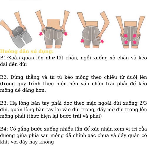 Quần gen bụng mặc váy, quần lót cạp cao Minet nâng mông định hình sau sinh chống cuộn giảm mỡ thông hơi QGB003