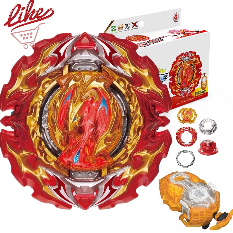 Con Quay Đồ Chơi Beyblade Burst B191 Phoenix DB Dynamite B184 Blue LR Launcher Beylauncher Cho Trẻ Em
