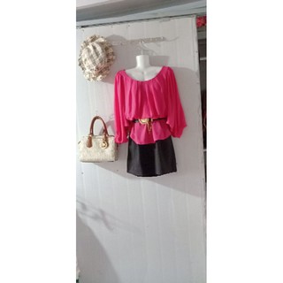 đầm giả set tay cánh dơi ko kèm belk