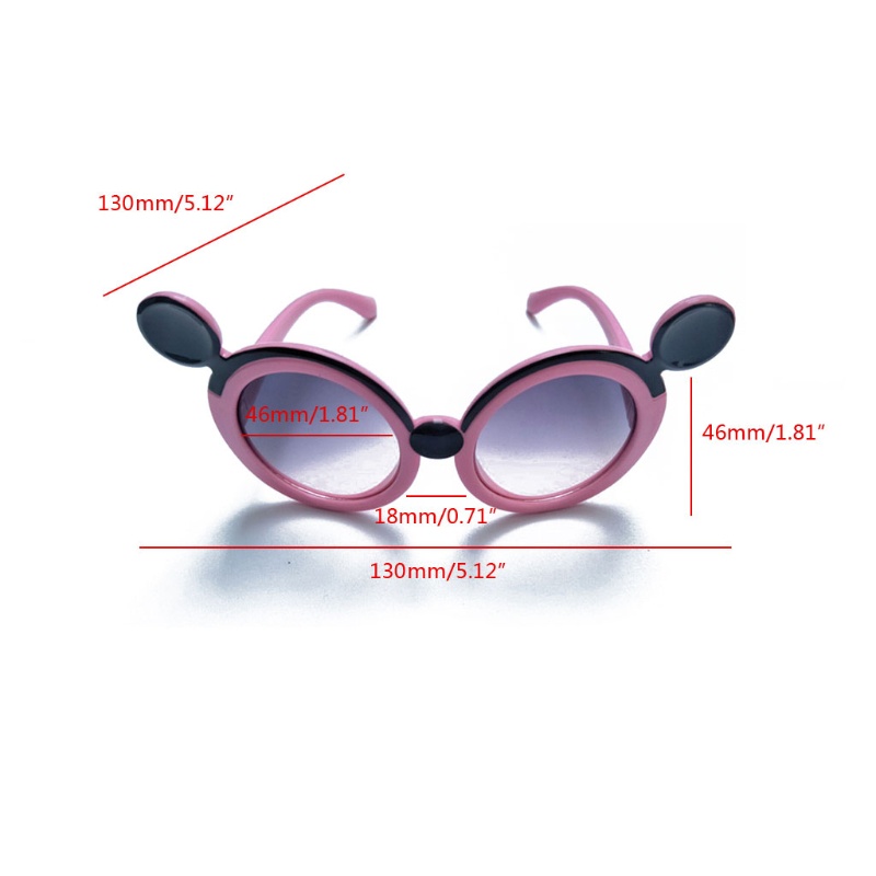 Bộ 2 Băng Đô Cài Tóc Hình Hoạt Hình Chống Tia UV