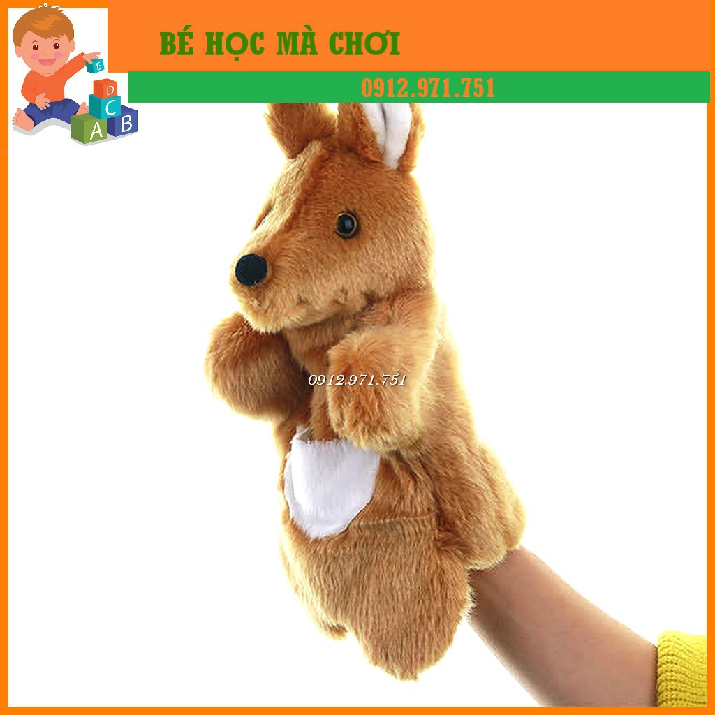 Rối bàn tay hình KANGAROO CHUỘT TÚI đáng yêu phát triển trí tuệ cho bé