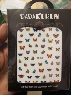 Sticker hình dán 3d trang trí móng