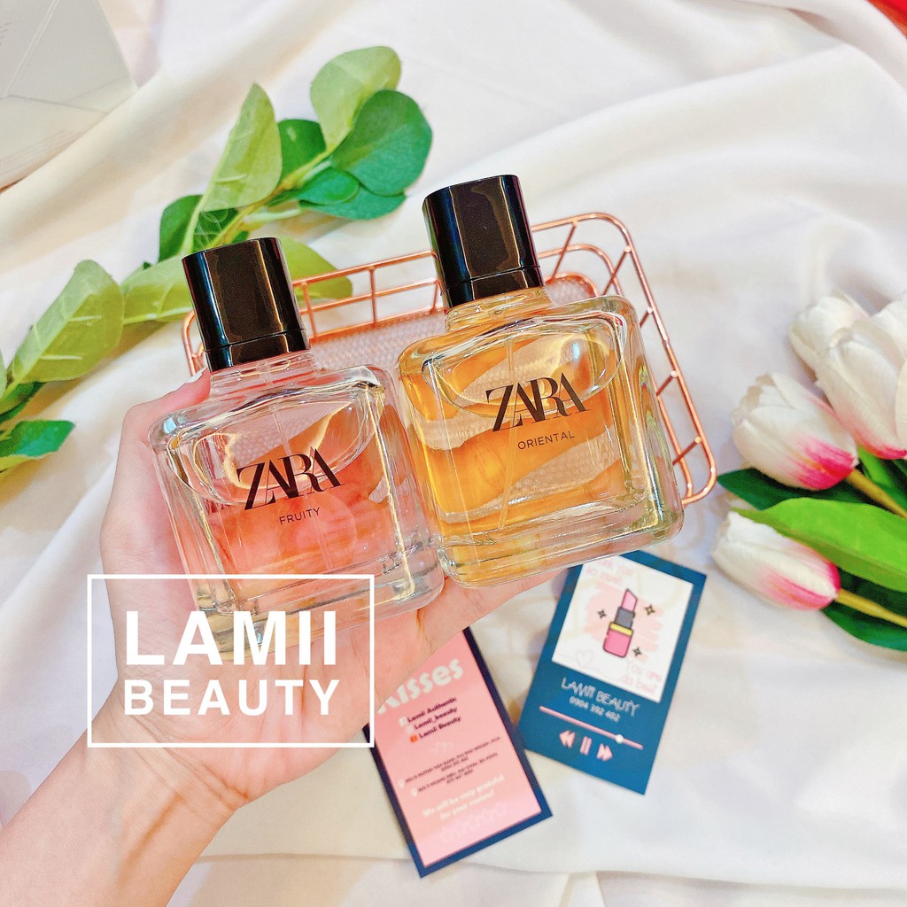ĐỦ BILL Set nước hoa ZARA ORIENTAL 90ml + FRUITY 90ml chính hãng Spain- LAMII BEAUTY
