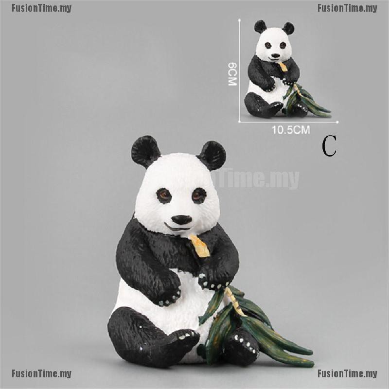 Mô Hình Gấu Trúc Mini Bằng Nhựa Dùng Làm Quà Tặng Cho Bé