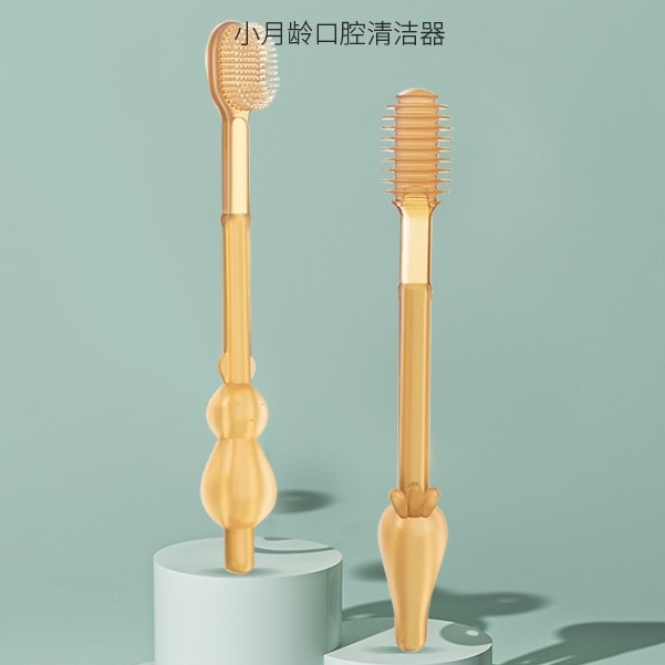 Bộ Rơ Lưỡi Silicon  𝐅𝐑𝐄𝐄𝐒𝐇𝐈𝐏  Bàn Chải Đánh Răng Silicon Chống Tưa Lưỡi Nấm Lưỡi Rưa Lưỡi Mềm Mại Cho Bé Từ 0-18 Tháng