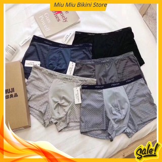Combo sịp♥️freeship♥️hộp 5 quần sịp đùi thông hơi hàng đẹp