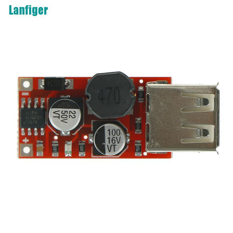 Mô Đun Sạc USB DC Giảm Áp 9V 12V 24V Sang 5V 3A Chuyên Dụng Cho Xe Hơi