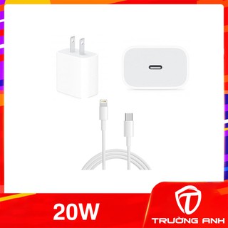 Bộ sạc nhanh 20w dây sạc iphone và củ sạc iphone