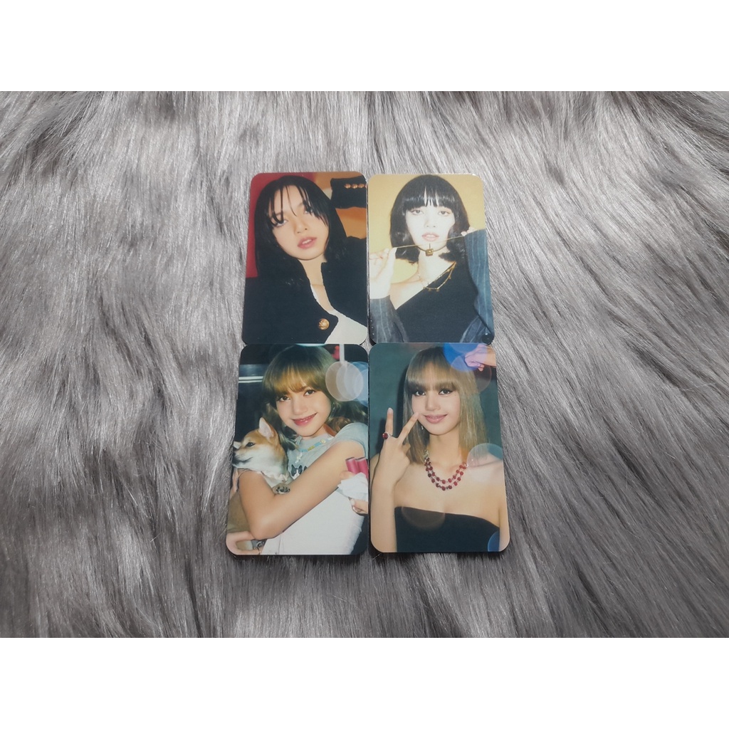 Bộ ảnh photocard fanmade BLACKPINK LISA 0327 ver 3 Ktown4u Preorder EL31