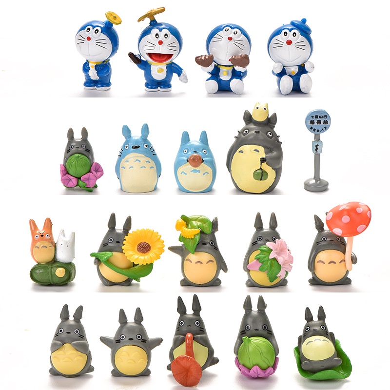 Tượng totoro trang trí chậu cây, nhà mô hình, bonsai