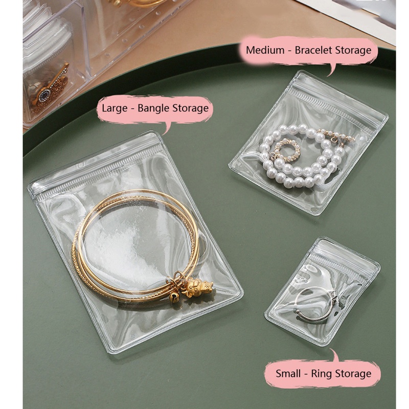 Flgo Hộp Đựng Trang Sức Bằng Nhựa PVC Tiện Dụng