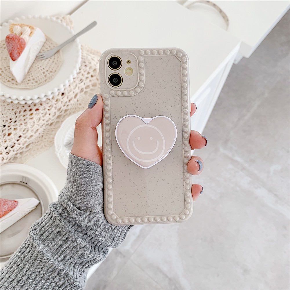 Ốp Điện Thoại Họa Tiết Chấm Bi Màu Trơn Đơn Giản Có Giá Đỡ Cho Iphone 11 Pro Max | BigBuy360 - bigbuy360.vn