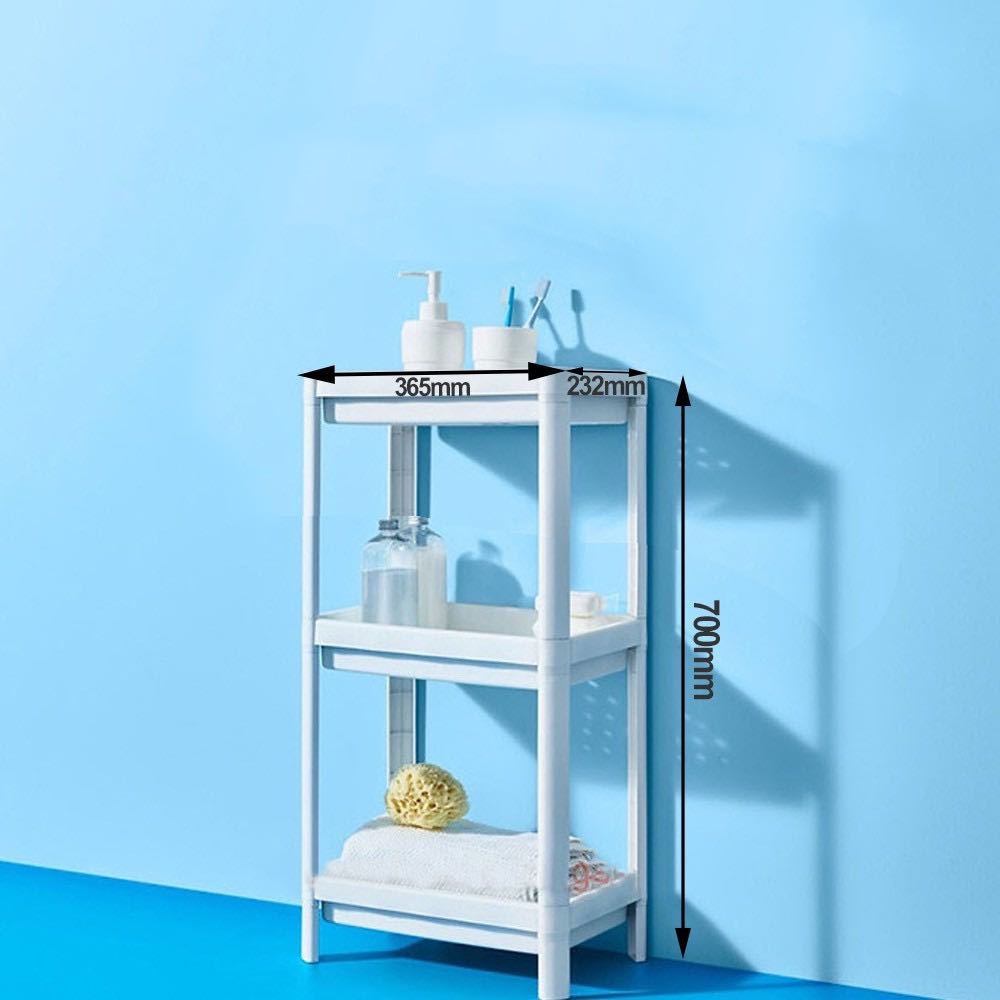 Kệ đa năng để đồ nhà tắm nhựa chia 2 3 4 tầng Inochi, kệ đựng đồ nhà bếp ,đựng mỹ phẩm tiện ích