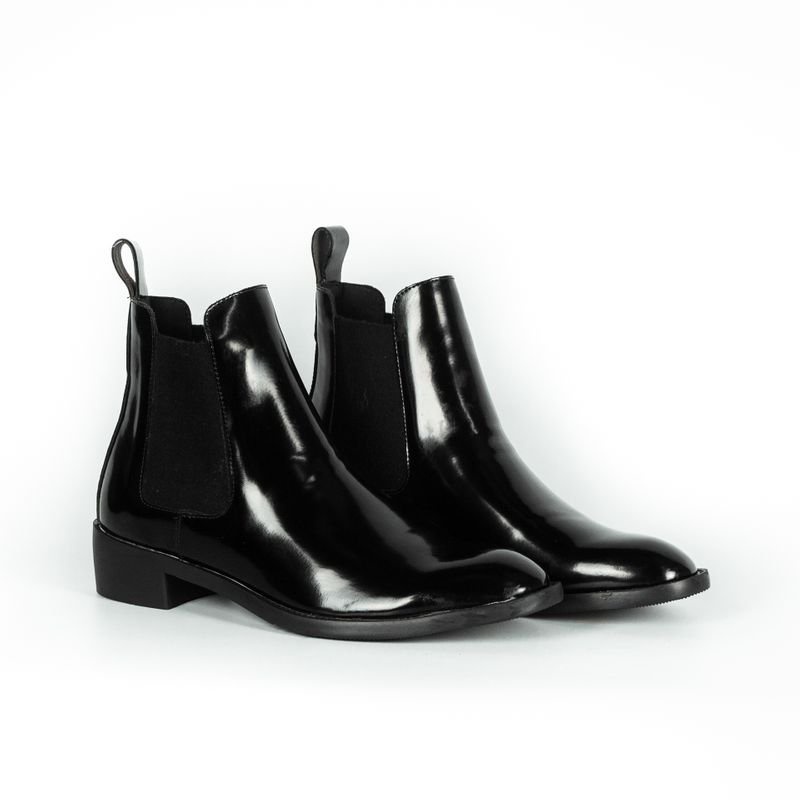 Giày Chelsea Boot nam da bò tấm cao cấp, giày boot đế cao su khâu chắc chắn