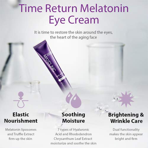 Kem dưỡng mắt, ngừa thâm, ngừa nhăn Maxclinic Time Return Melatonin Eye Cream 20ml | Xù Korea