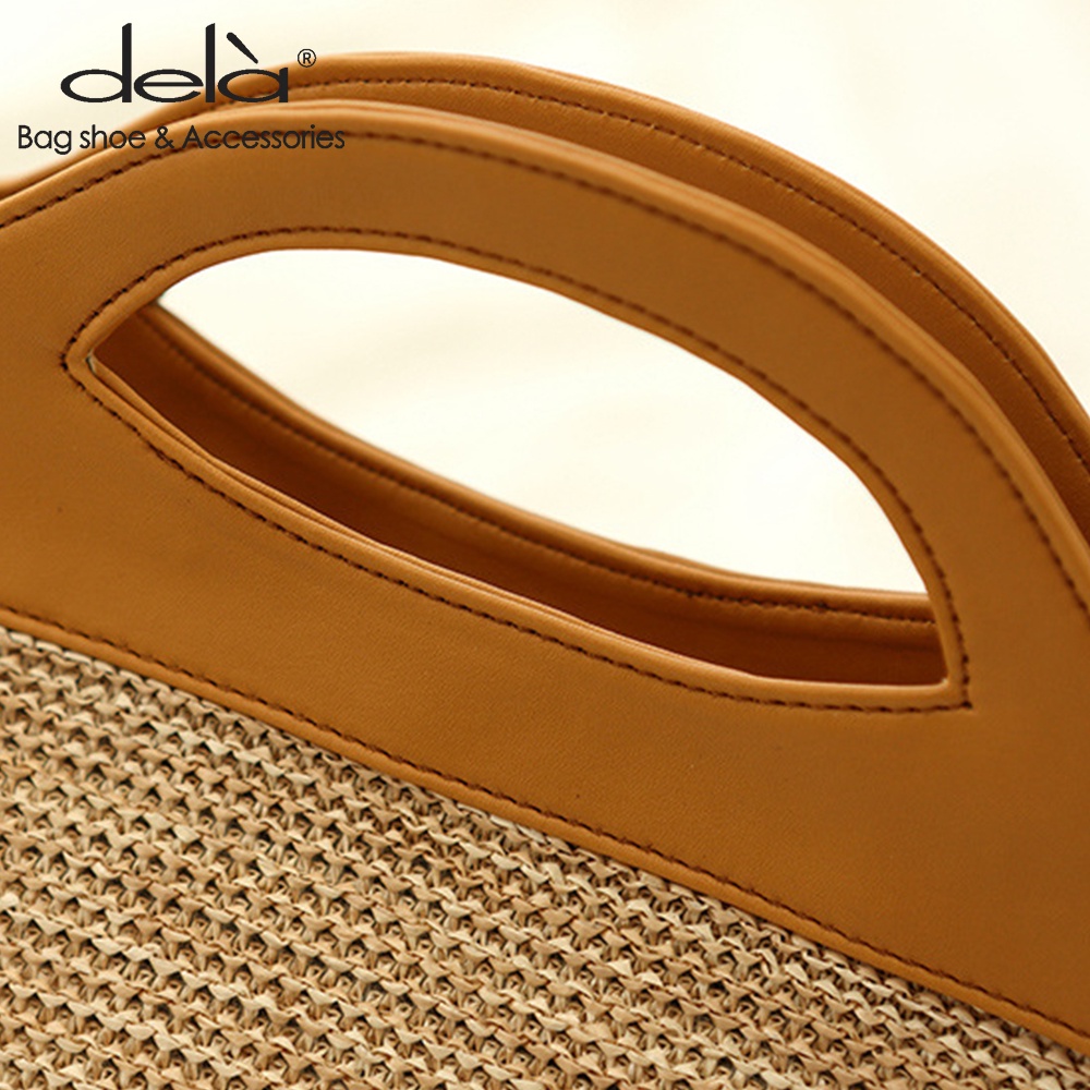 Dela Túi Cói Đeo Chéo Hình Vỏ Sò Thời Trang Đi Biển 2022