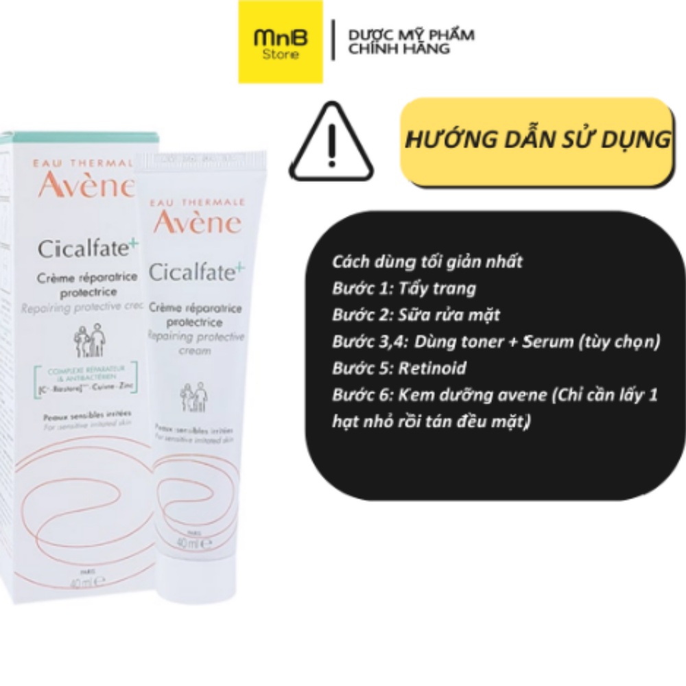 Kem phục hồi Avene Cicalfate Restorative Skin Cream làm lành và cấp ẩm cho da 40ml 100ml