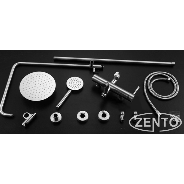 Bộ sen cây tắm nóng lạnh inox Zento SUS8302