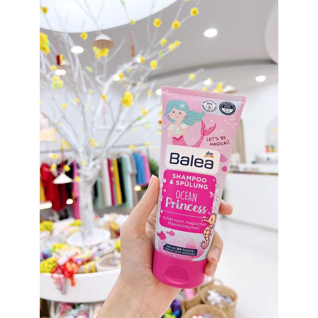 Dầu gội xả Balea Kids Little Princess 200 ml (Đức)