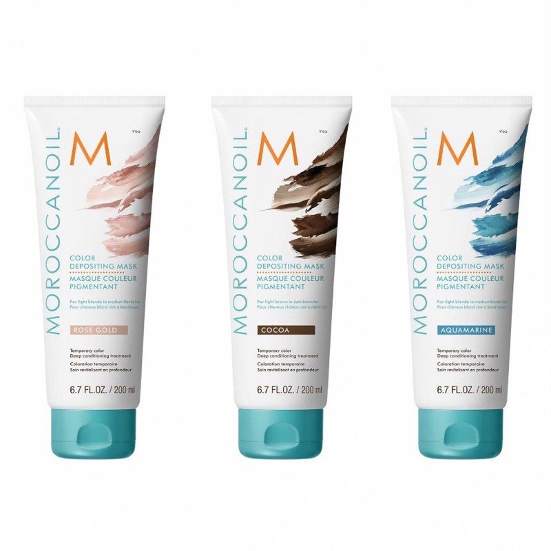 Mặt Nạ Dưỡng Bổ Sung Hạt Màu Moroccanoil Color Depositing Mask 200ml