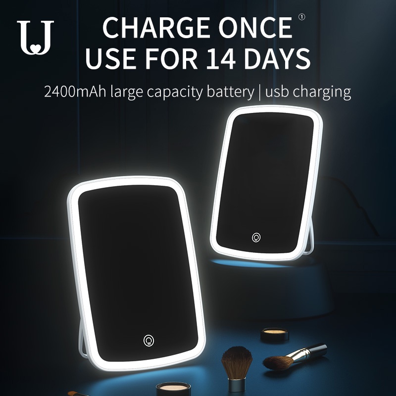 Gương Trang điểm Xiaomi Jordan&amp;Judy NV026 - gương để bàn Có đèn LED Jordan&amp;Judy NV505
