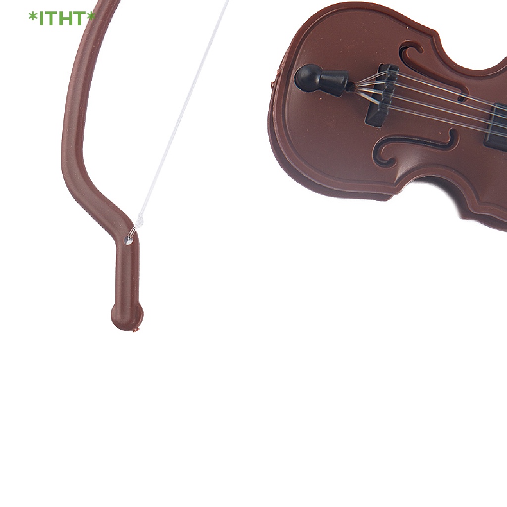 Đồ Chơi Đàn Violin Cho Búp Bê Tỉ Lệ 1 / 12 Mới