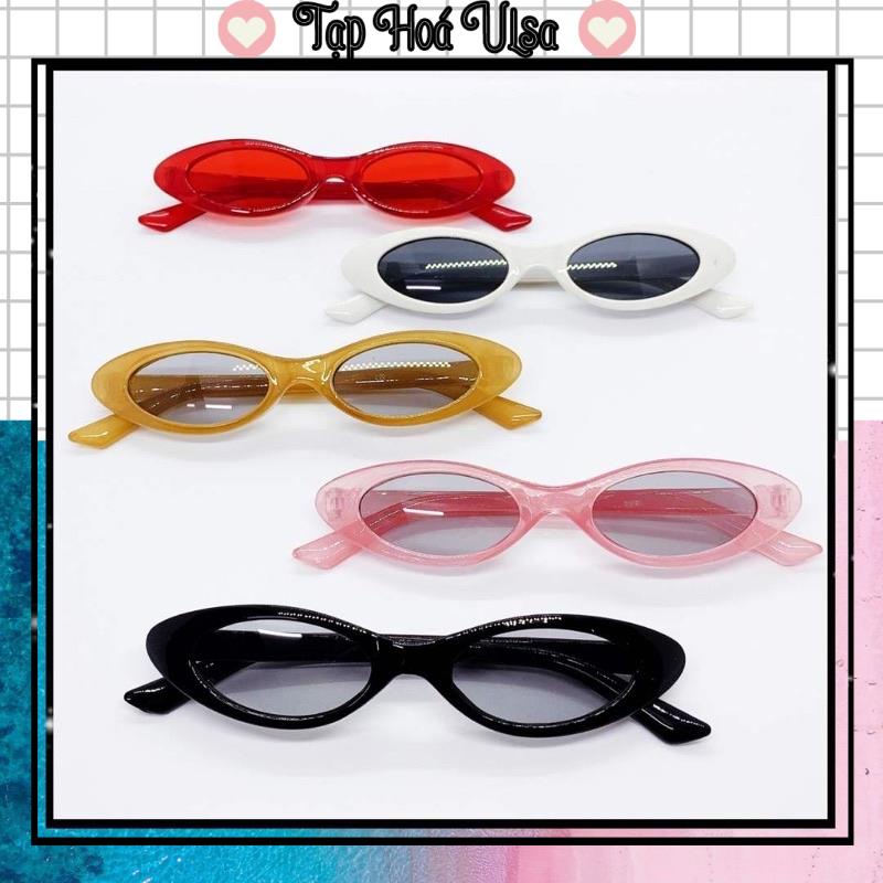Kính râm mắt mèo nam nữ thời trang sang chảnh, gọng kính mát vếch hot trend 2012