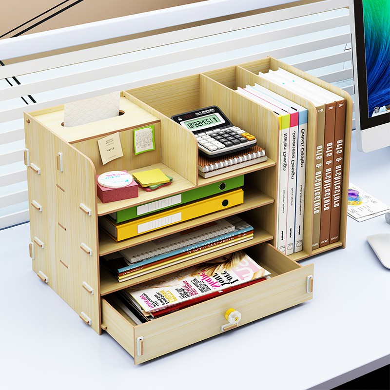 Kệ Sách Gỗ, Giá Sách Gỗ Để Đồ B06